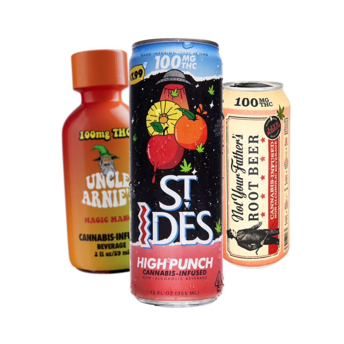Cannabis-infused beverages available for delivery in Sacramento.