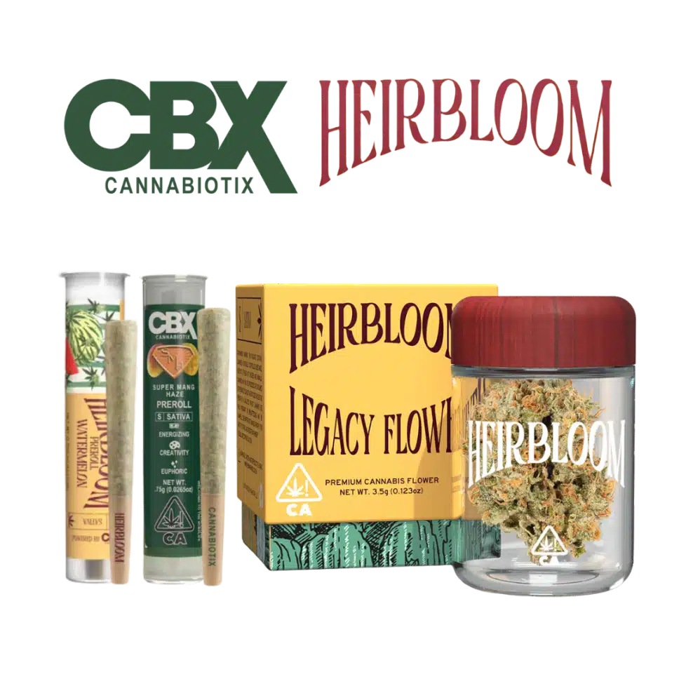 Heirbloom by CBX Super Lemon Haze S preroll, Watermelon S preroll, Super Mango Haze S preroll, Super Silver Haze S flower