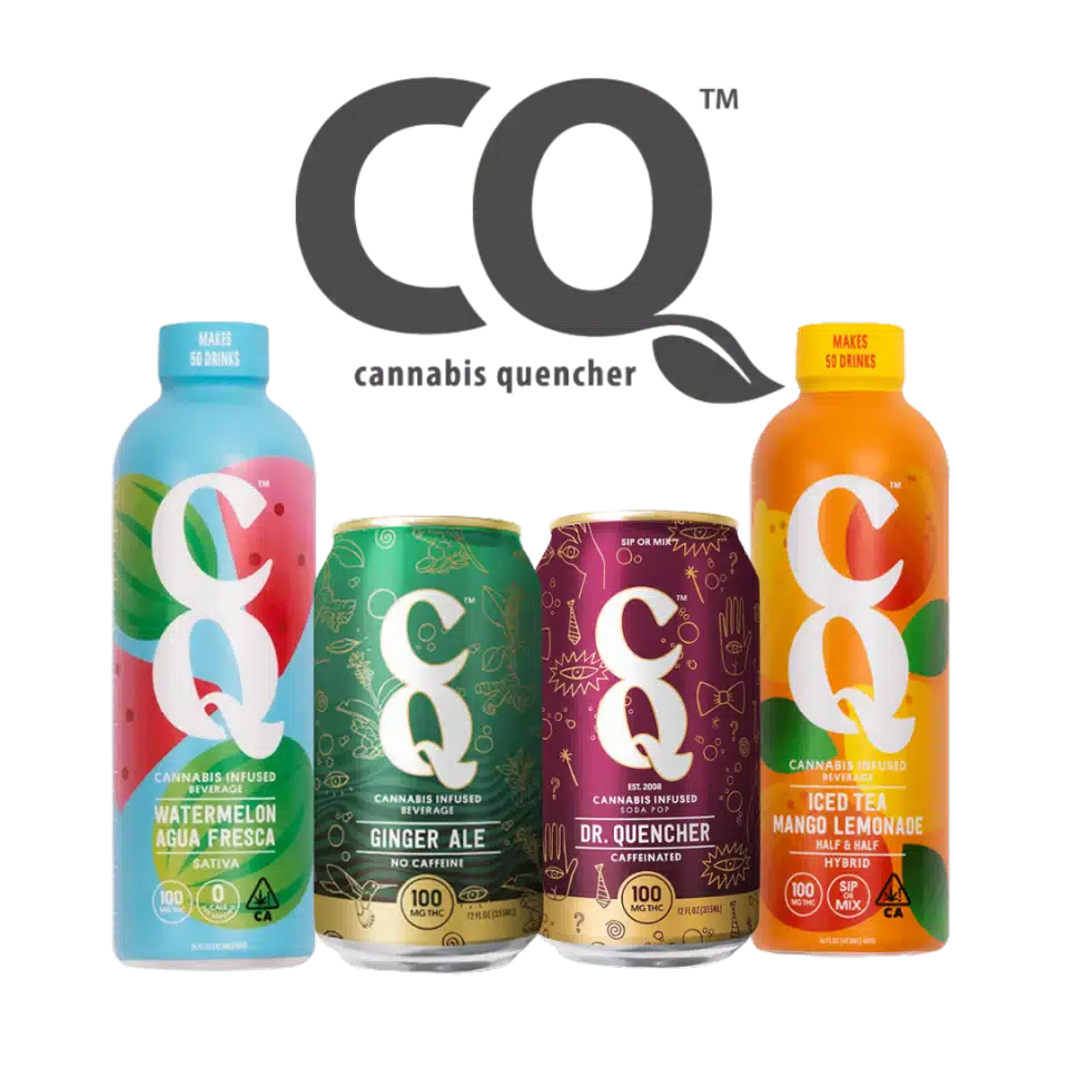 CQ Drinks cannabis beverage lineup