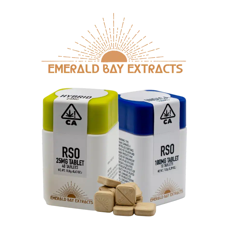Emerald Bay Extracts RSO Tablet Packaging