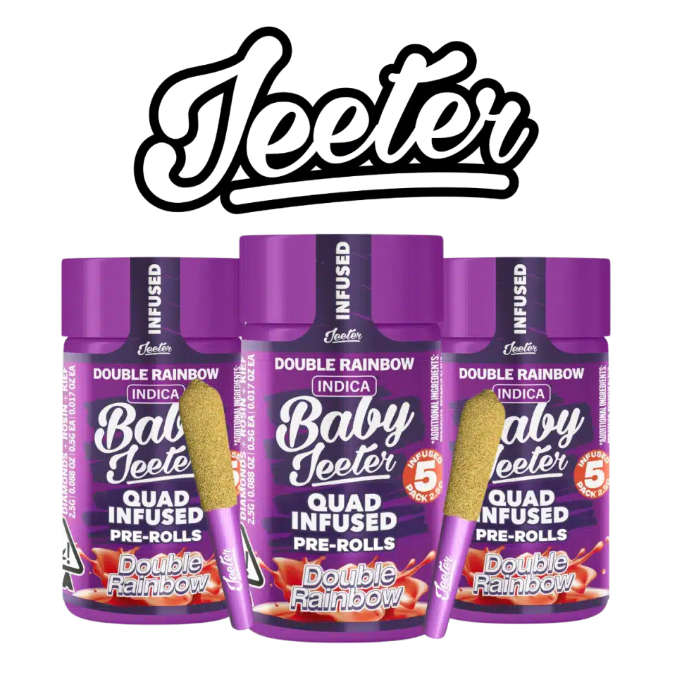Baby Jeeter Double Rainbow Quad Infused