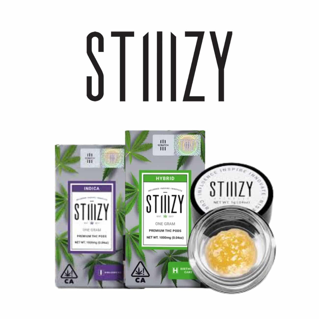 STIIIZY 40s Prerolls, Pods, and Extracts – Weed Delivery Sacramento