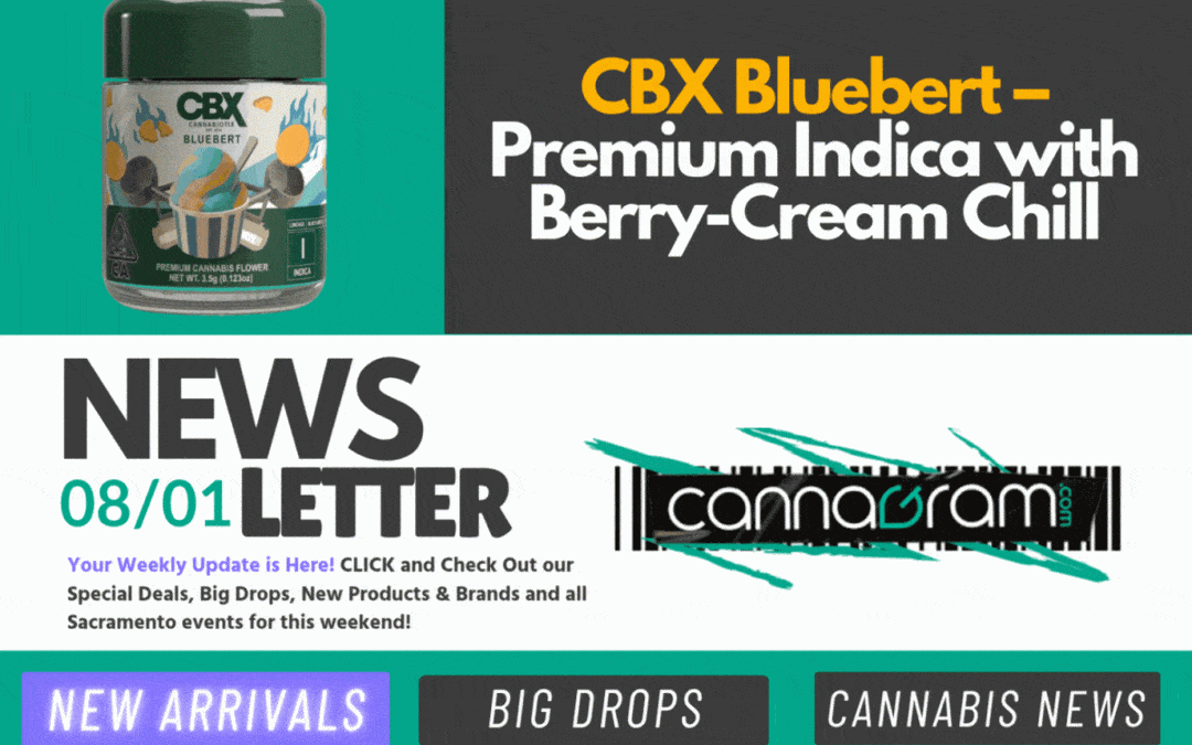 Cannagramer’s News: 08/01 – Bluebert Drop, AlienLabs Vape & 20% Off Drinks!