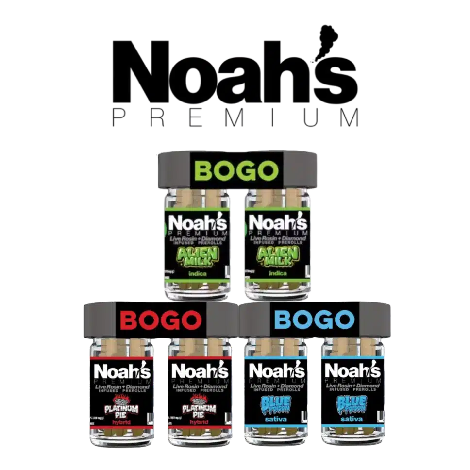 Noah’s Premium Diamond + Live Rosin BOGO 5-Packs