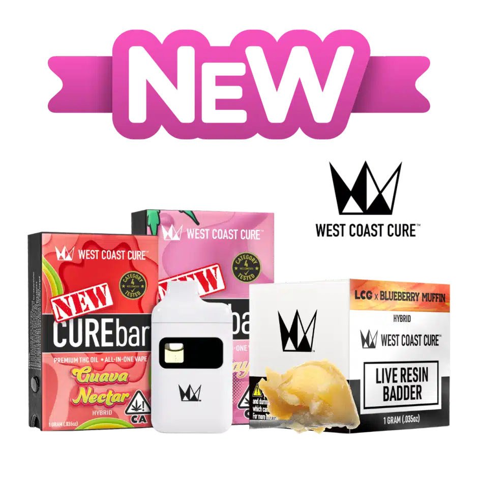 West Coast Cure Live Resin Badder — Forbidden Garapples & LCG × Blueberry Muffin (1g)
