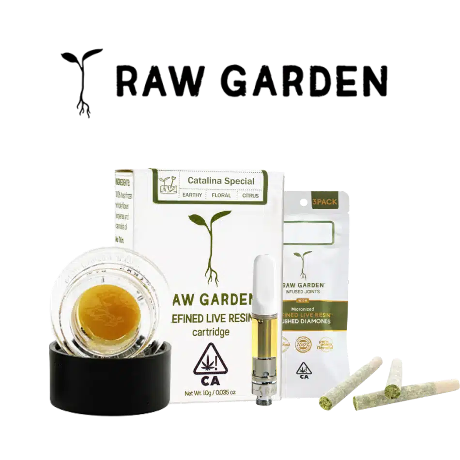 Raw Garden — Infused Joints with Refined Live Resin & Crushed Diamonds