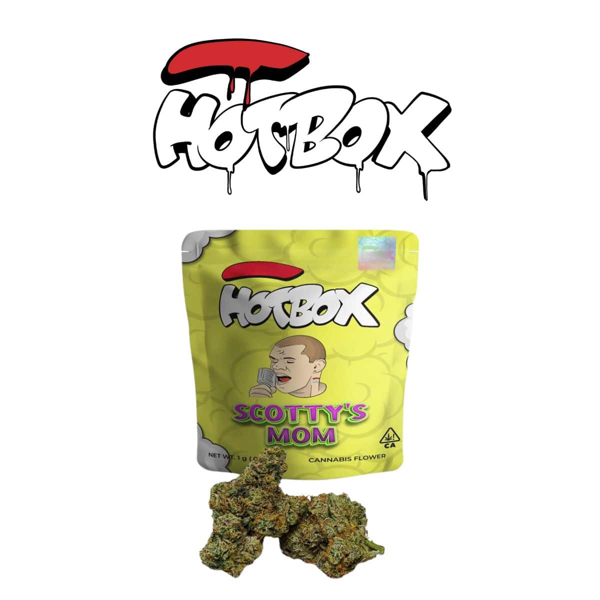 Hotbox cannabis product with 25% off promotion, available through Cannagram delivery service in Sacramento.