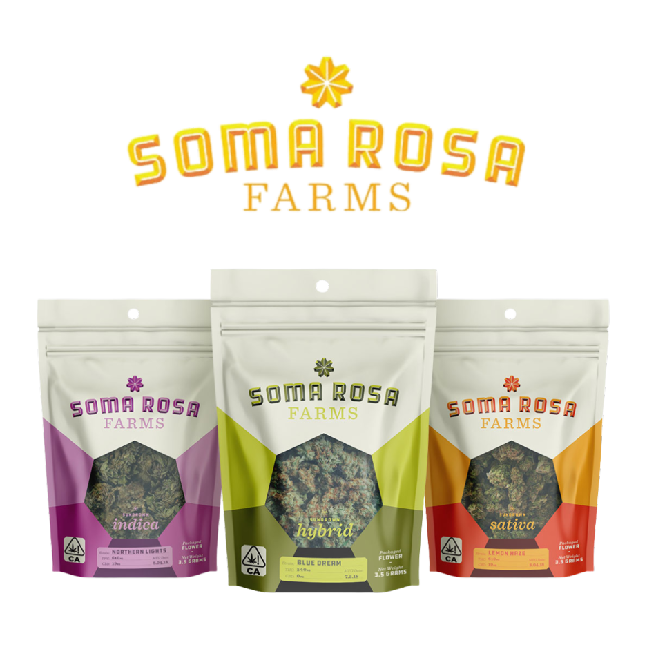 Soma Rosa Farms — sun-grown cannabis flower