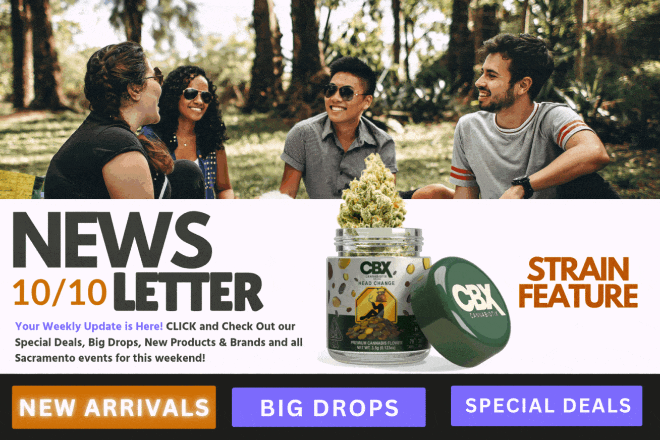 A checklist and magnifying glass with premium cannabis flower, illustrating four things to consider before buying high-quality cannabis, with Cannagram logo.