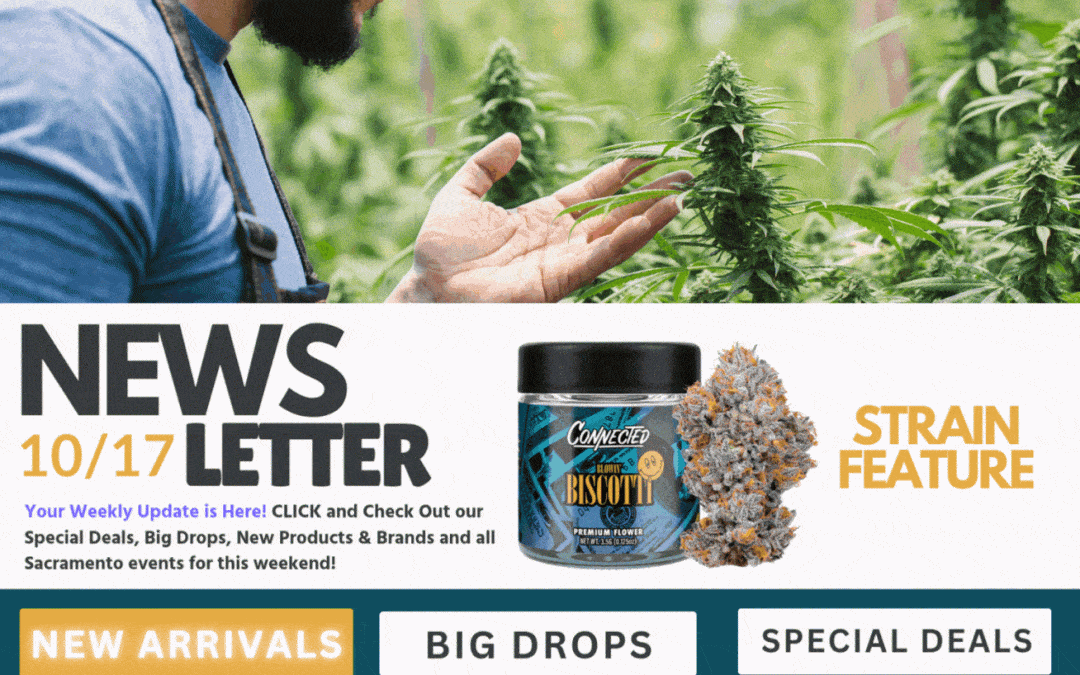 Cannagramer’s News 10/17 — Sacramento weed delivery deals, new products and strain features