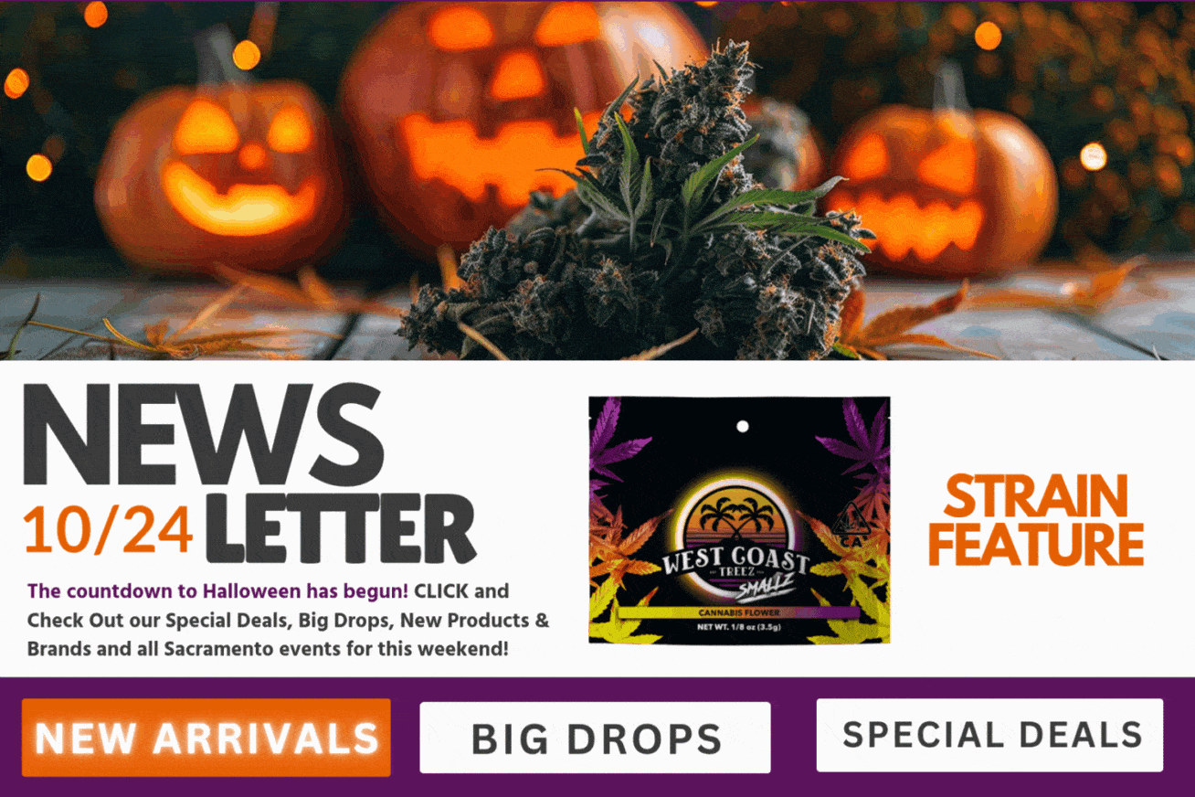 A checklist and magnifying glass with premium cannabis flower, illustrating four things to consider before buying high-quality cannabis, with Cannagram logo.