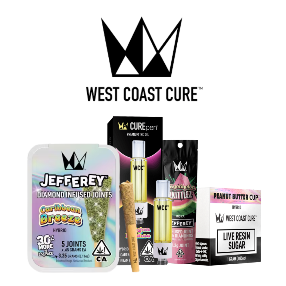 West Coast Cure — Jefferey, CUREpen, CUREjoint, Live Resin