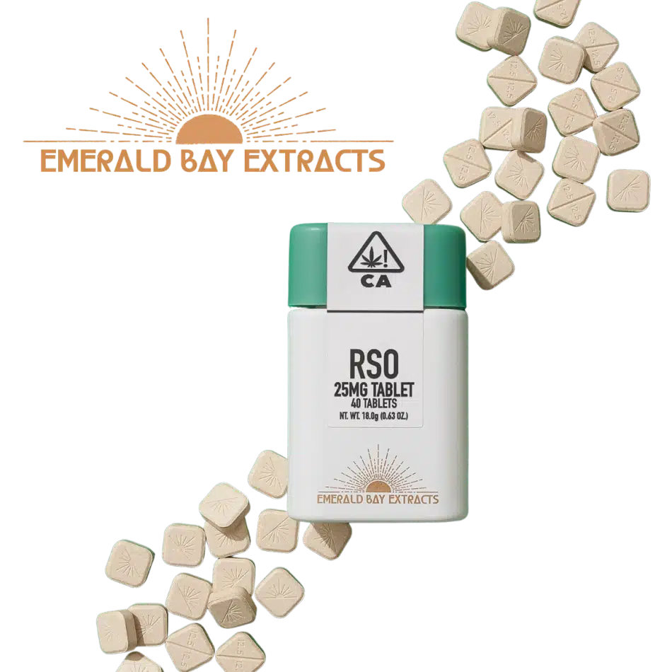 Emerald Bay Extracts RSO Tablets 25mg — 40 count