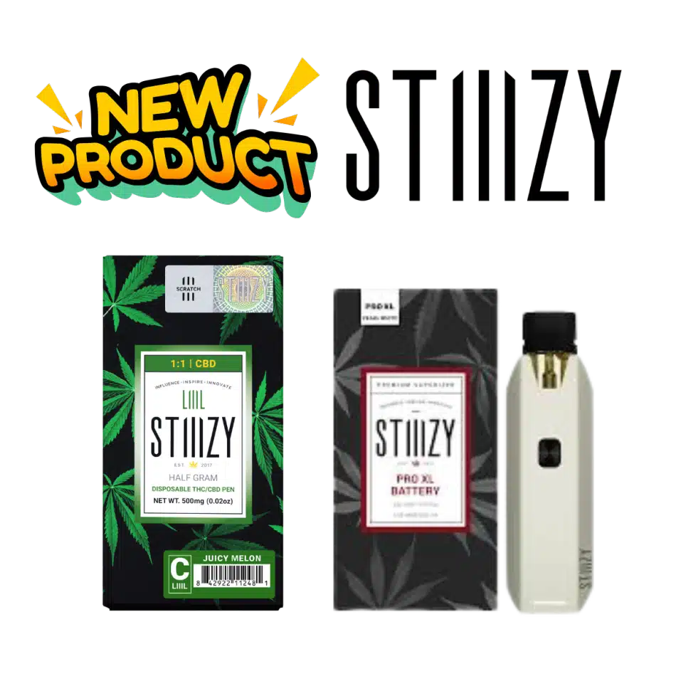STIIIZY Juicy Melon Liiil AIO and Pro XL Battery Cheetah edition