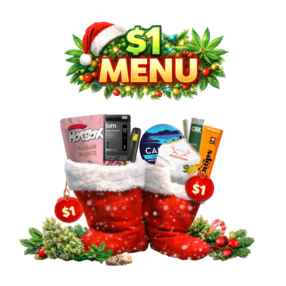 Christmas $1 Stocking Stuffer cannabis deals