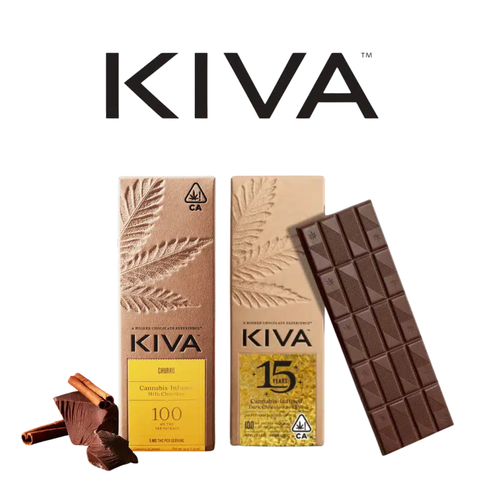 New Kiva chocolate bars: Churro milk chocolate and Sea Salt dark chocolate