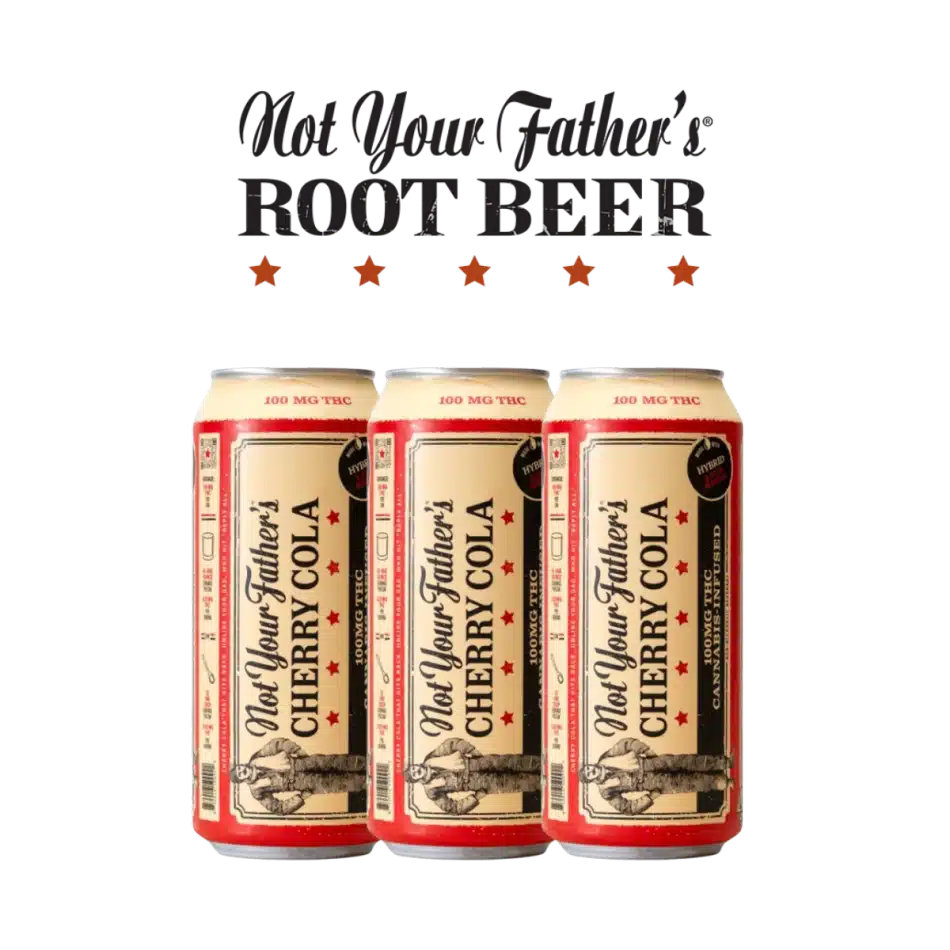 Not Your Father’s Cherry Cola 16oz cannabis-infused soda