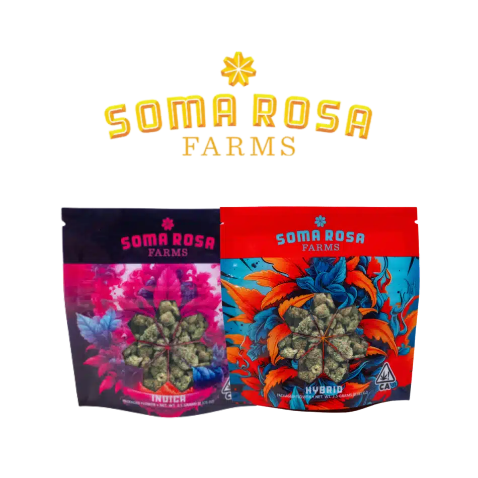 Soma Rosa Farms flower bags assortment