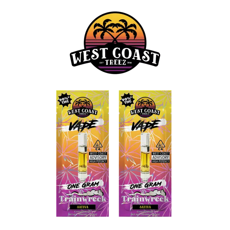 West Coast Treez 1g vape cartridges
