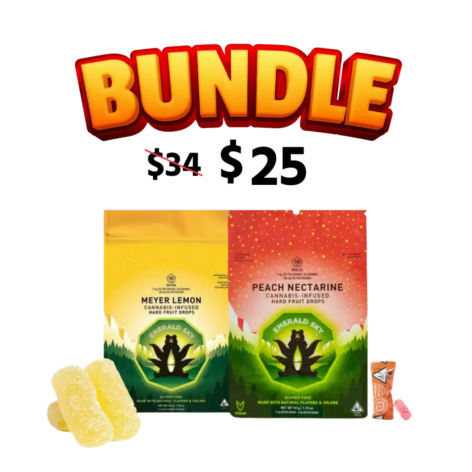 Emerald Sky Hard Candy Day + Night Bundle featuring Meyer Lemon and Peach Nectarine