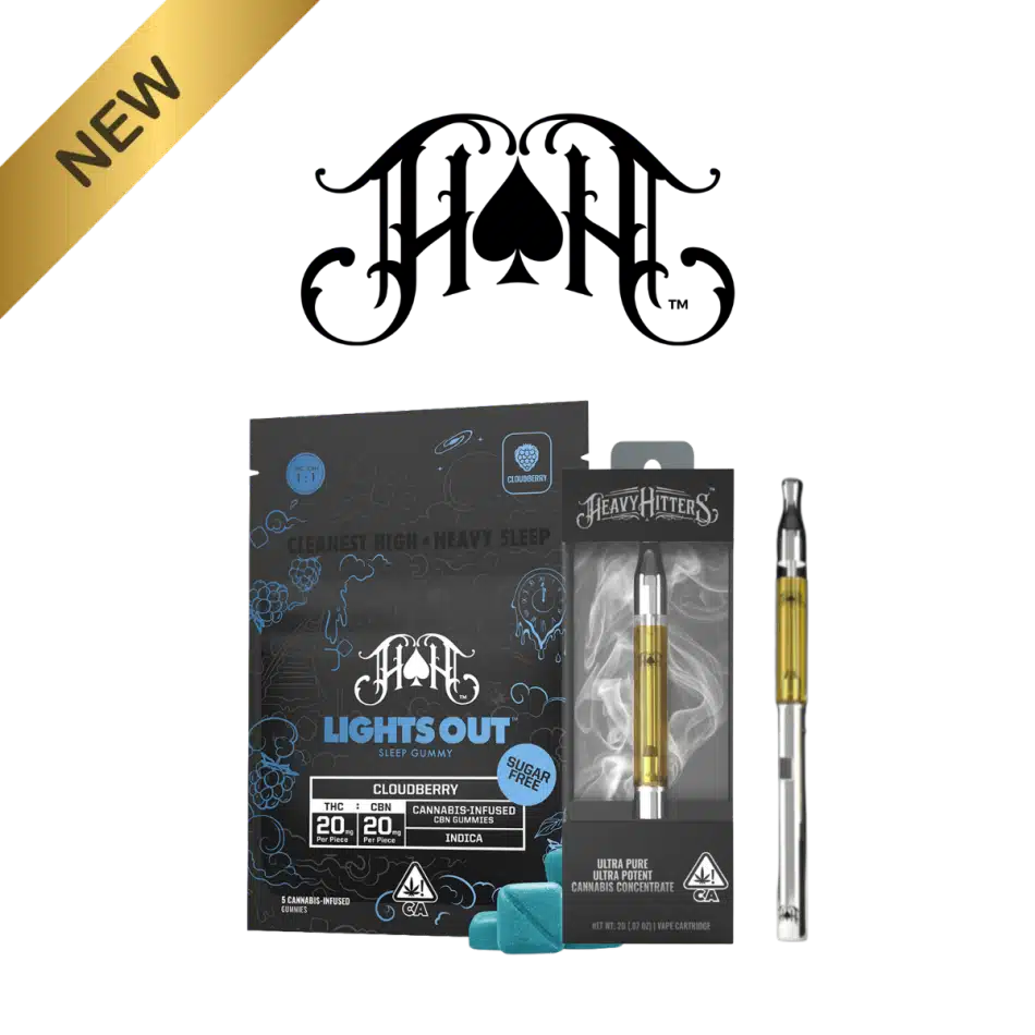 Heavy Hitters ultra high potency vape cart packaging