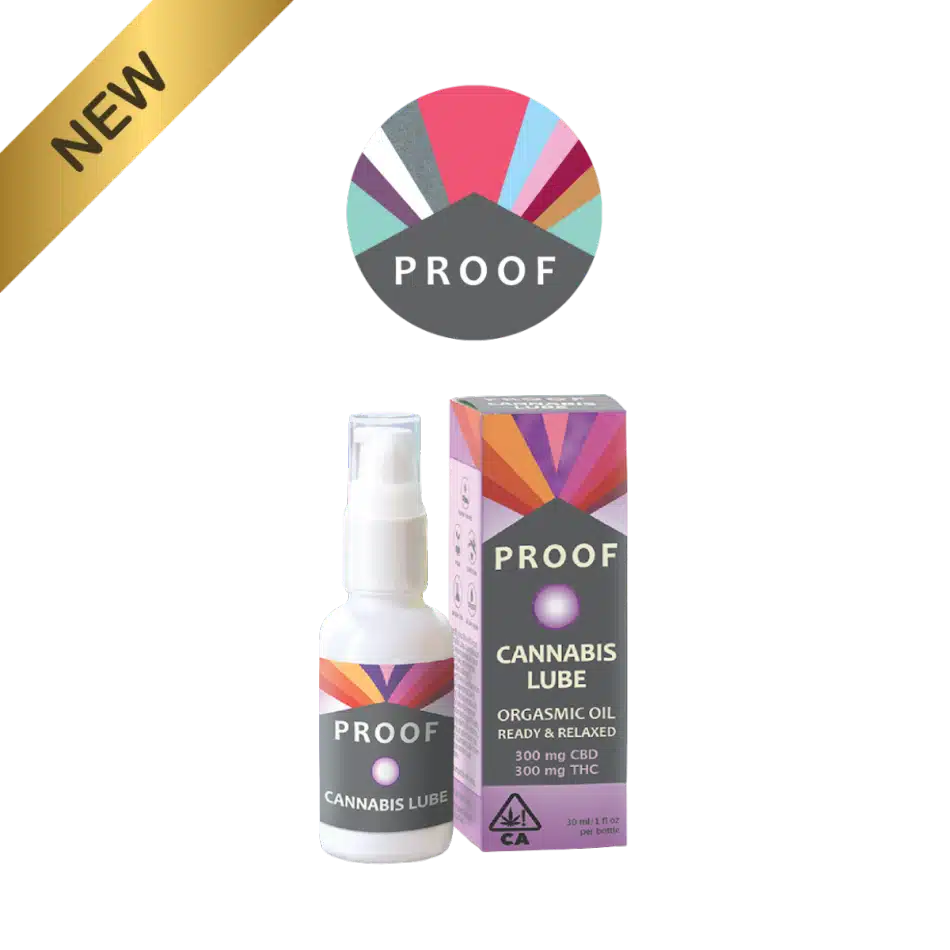 PROOF Cannabis Lube 30ml topical new product drop