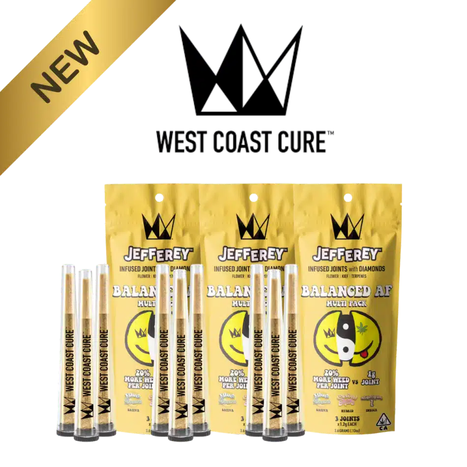 JEFFEREY Balanced AF Infused 3-Pack Pre-Rolls