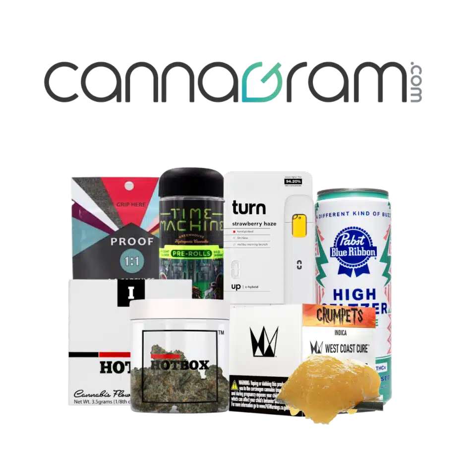 Cannagram staff picks featuring Hotbox, Proof, Time Machine, Pabst Labs, Turn, and West Coast Cure