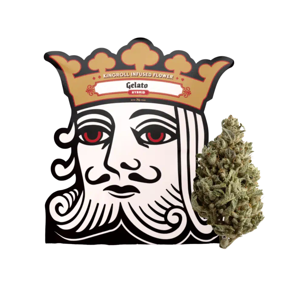 KingRoll Gelato (H) 7g infused flower feature graphic