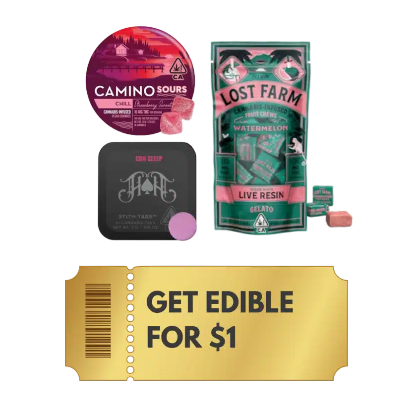 Spend $100 get an edible for $1