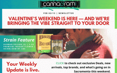Cannagramer’s News 2/13 — Valentine’s Weekend Deals + Cannabis & Intimacy