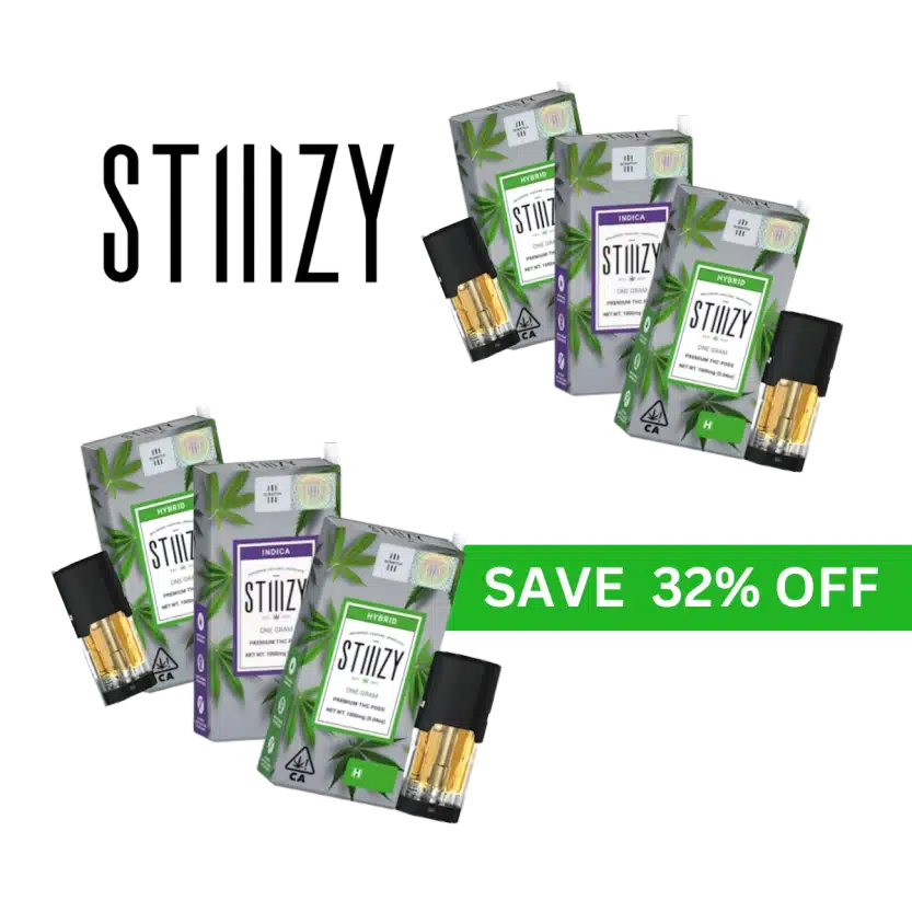 STIIIZY Pod 3-Pack Deal — Save $31 (32% off)