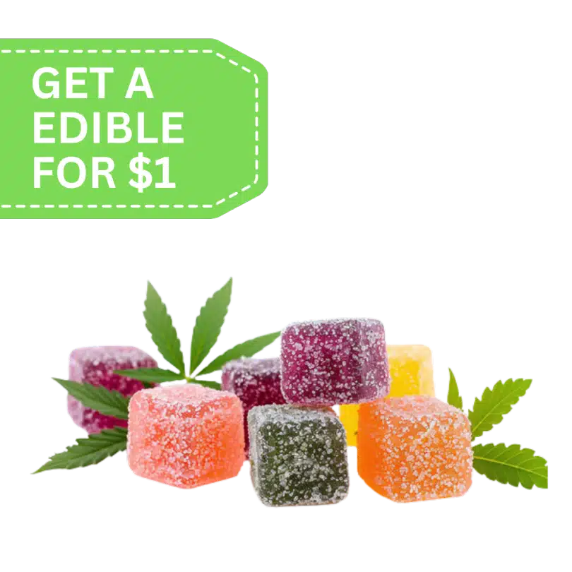 Spend $100+ get an edible for $1