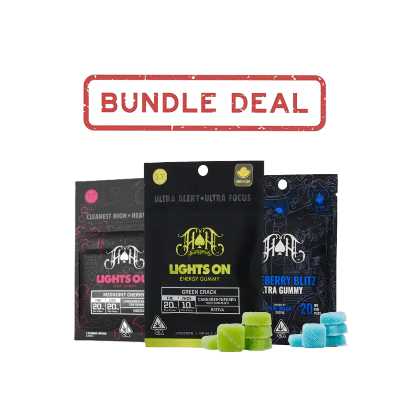 Heavy Hitters Gummies Trio mix and match bundle for $50