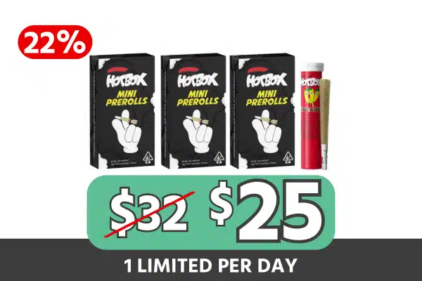 Hotbox Preroll Bundle $25 save $7 22% off