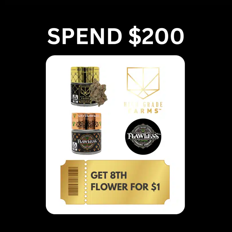 Spend $200+ choose any Flawless or High Grade 8th for $1