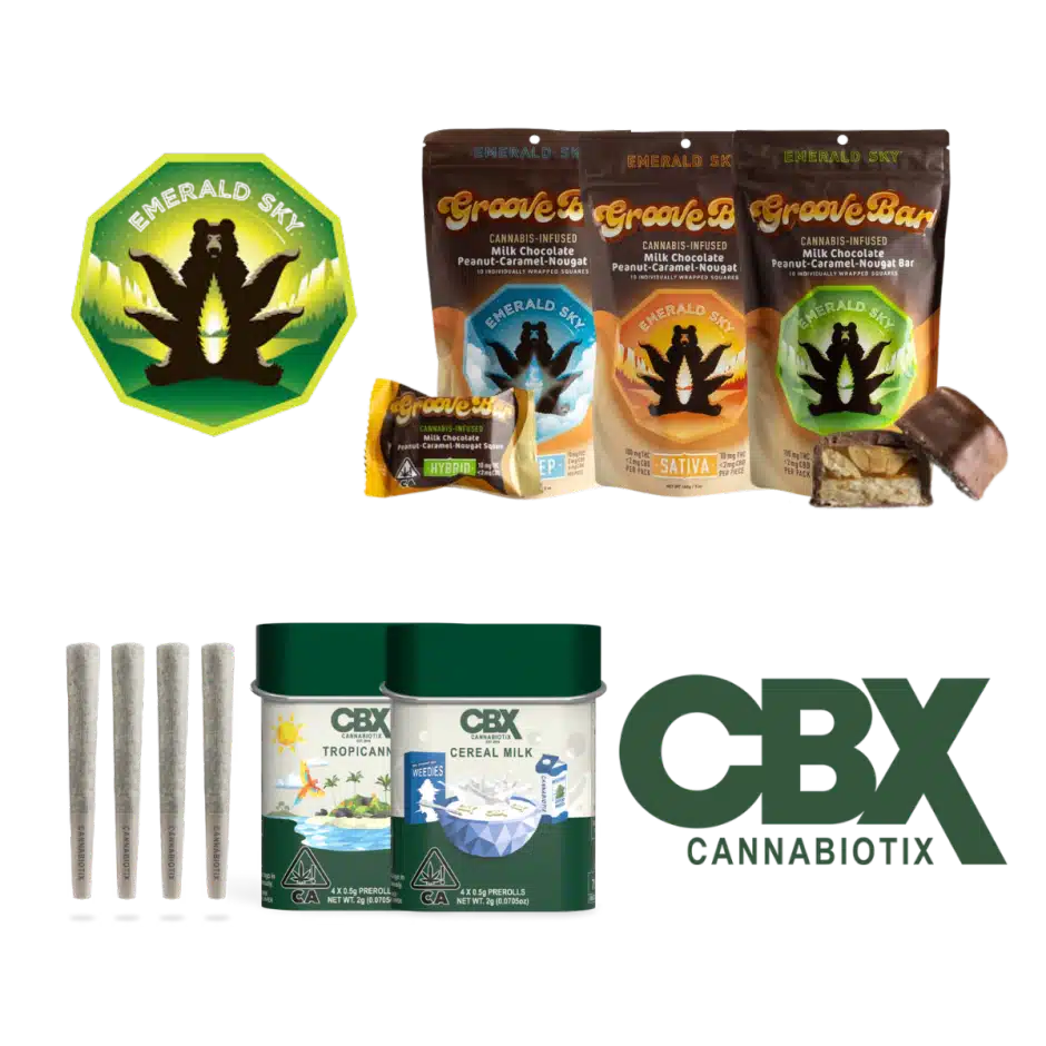 Groove Bars and CBX prerolls staff picks