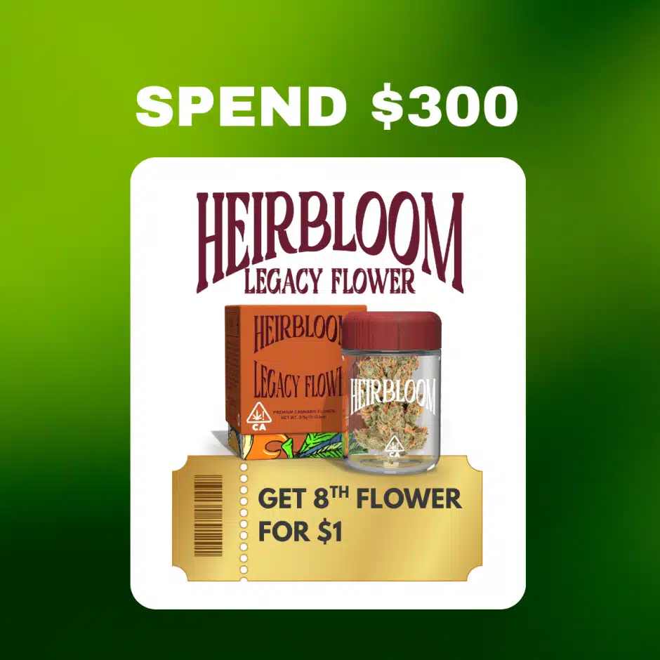 Spend 300 get Heirbloom 8th for 1 dollar