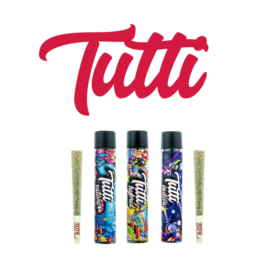 Staff picks featuring Tutti infused prerolls in Bacio, Headband, and Maui Wowie
