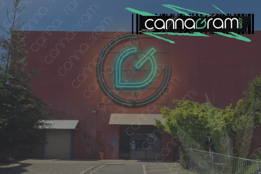 Best 420 Weed Deals in Sacramento, CA — Cannagram storefront exterior with logo sign on the building.