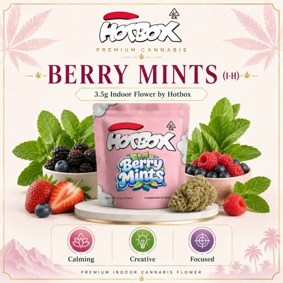 Hotbox Berry Mints (I-H) 3.5g Indoor Flower