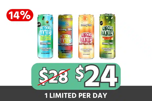 Uncle Arnie's 12oz 100mg 4-Pack Bundle — $24 save $4