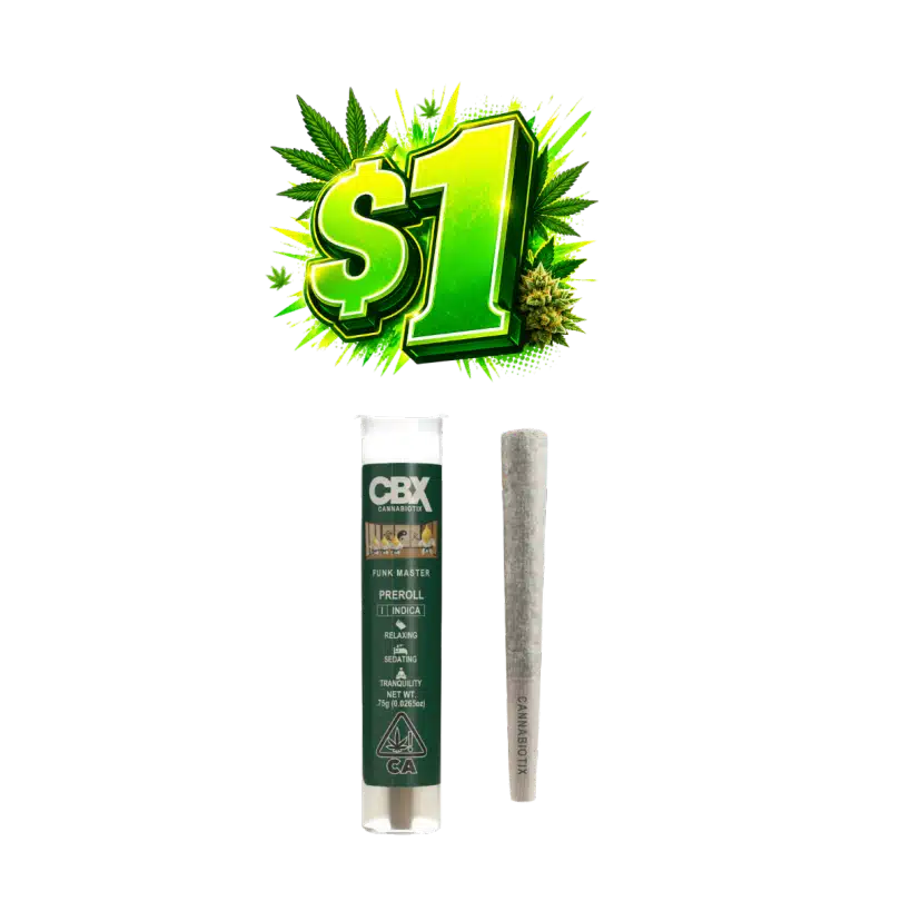 CBX Funk Master $1 Preroll Deal