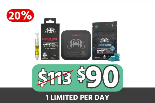 Heavy Hitters 4/20 Lights Out Bundle — $90