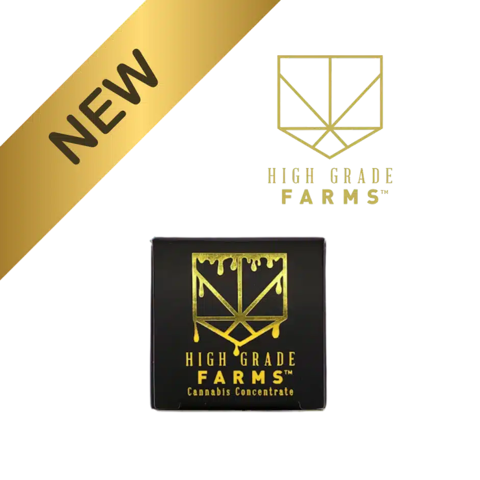 High Grade Farms 1g Dab Sauce Concentrate — Peach Slushie, Platinum Donny, Blackberry Cherry, Lipsmackerz