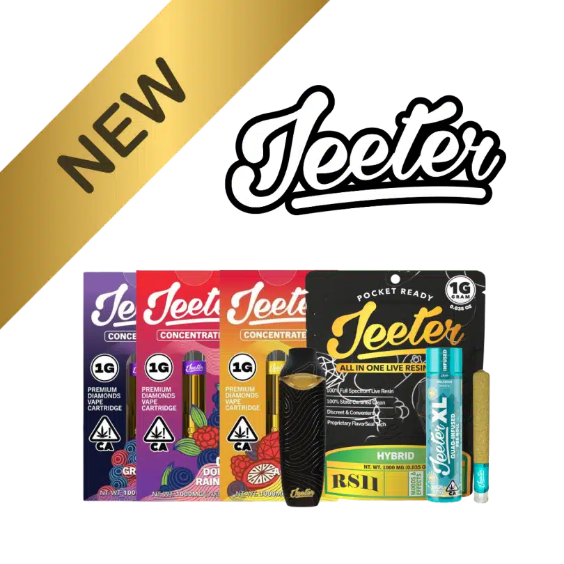 Jeeter and Stiiizy BIG RESTOCK — infused prerolls, pods and vapes