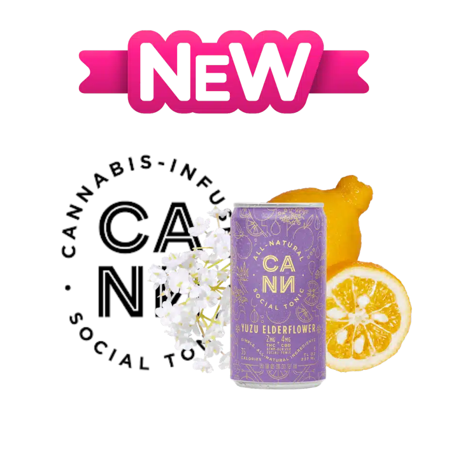 Cann Social Tonic Yuzu Elderflower 6pk Social Tonic Beverage