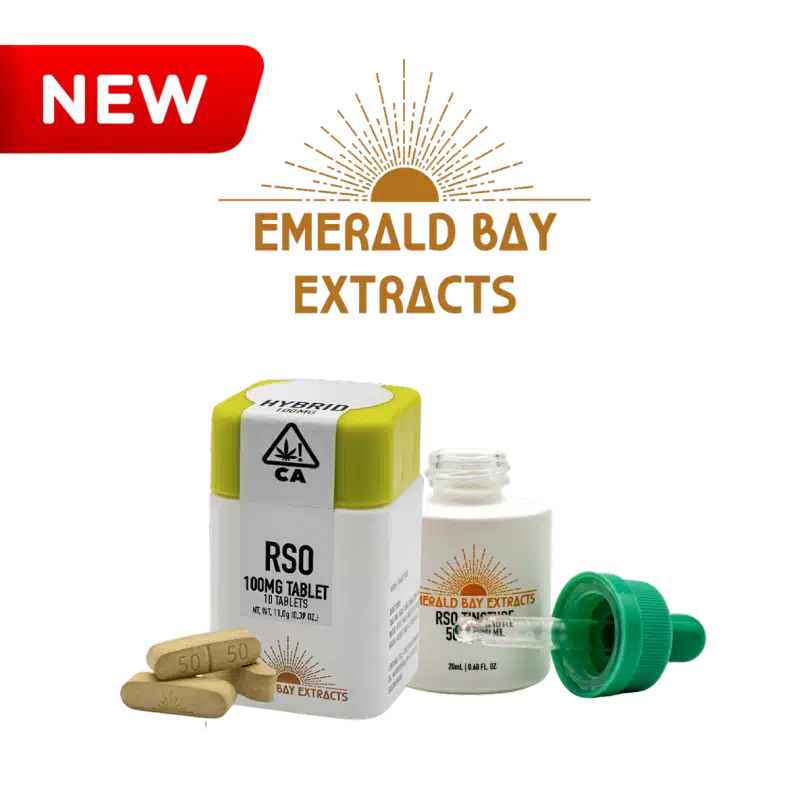 Emerald Bay Extracts new products — RSO Tablets and Tinctures