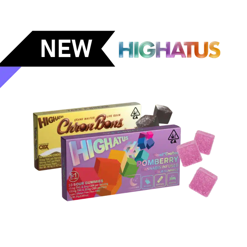 Highatus by CBX — S'mores Chron Bons and Sour Pomberry Gummies