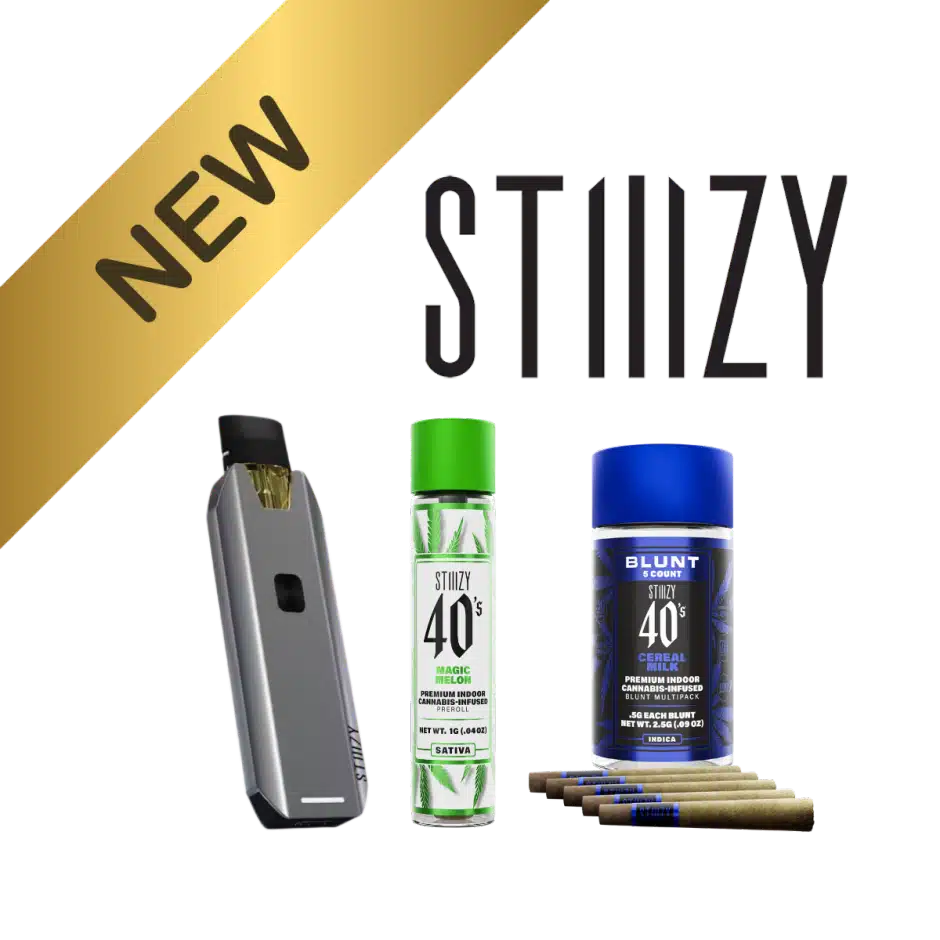 Stiiizy new drops — Pro Battery, Magic Melon 40s Preroll, Cereal Milk Mini Blunts